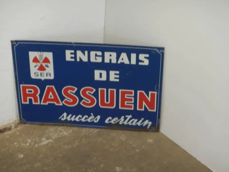 Pamono Rassuen License Plate, France, 1950> Wall Decor