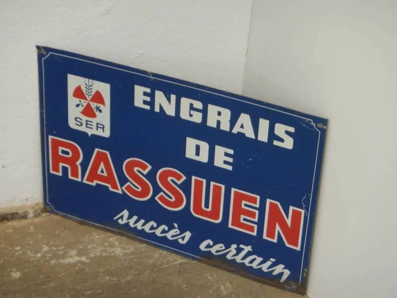 Pamono Rassuen License Plate, France, 1950> Wall Decor