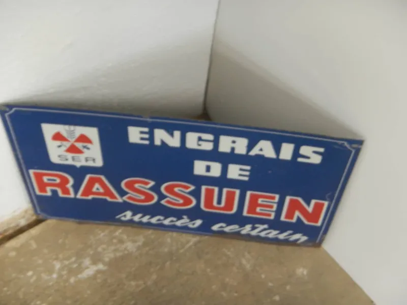 Pamono Rassuen License Plate, France, 1950> Wall Decor