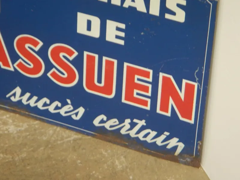 Pamono Rassuen License Plate, France, 1950> Wall Decor