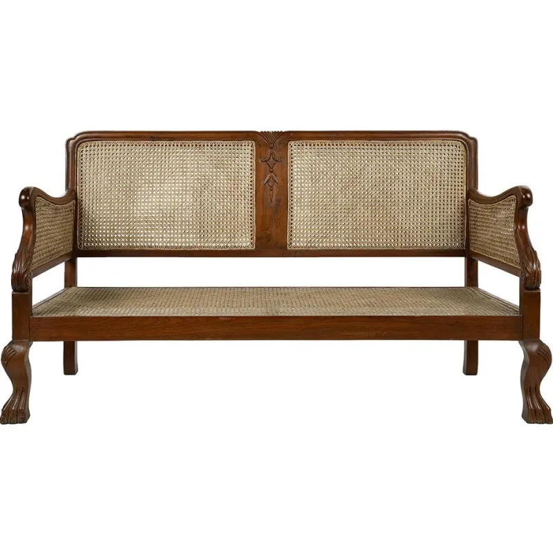 Pamono Rattan Bench & Armchairs, Set of 3> Garden Seating