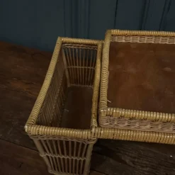 New Pamono Rattan Breakfast Tray, 1960s
