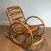 New Pamono Rattan Children's Rocking Chair, 1970s