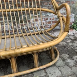 Pamono Rattan Garden Furniture, 1960s, Set of 4><noscript><img width=
