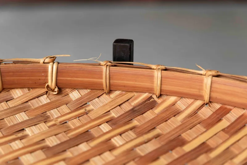 Pamono Rattan Magazine Tray Table