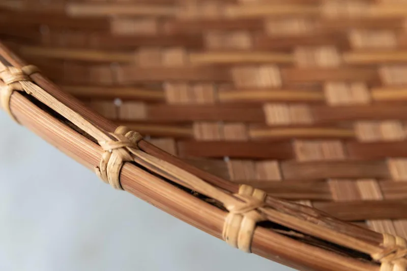 Pamono Rattan Magazine Tray Table