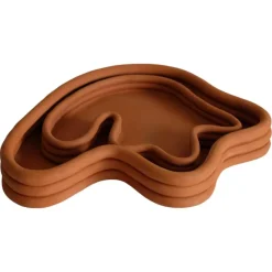 Sale Pamono Raw Terracotta Mother and Son Table Centerpieces by Sophie Parachey, Set of 2