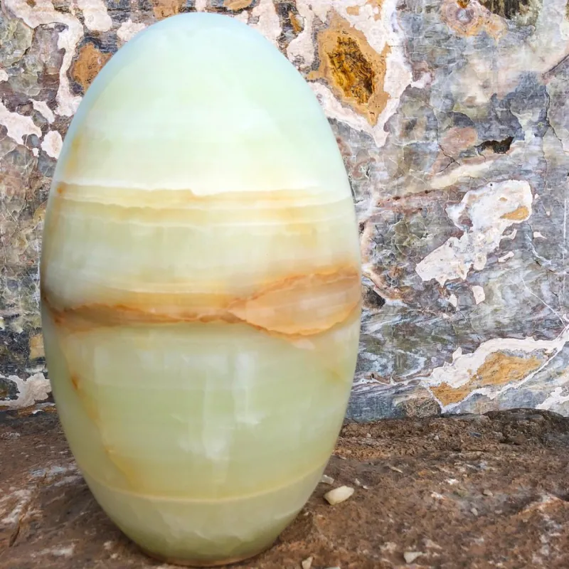Pamono Rebirth Green Onyx Light Sculpture by Giulia Archimede> Table Lamps