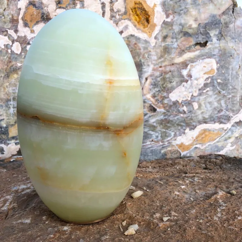 Pamono Rebirth Green Onyx Light Sculpture by Giulia Archimede> Table Lamps