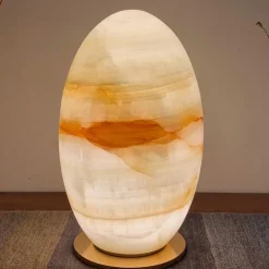 Pamono Rebirth Green Onyx Light Sculpture by Giulia Archimede><noscript><img width=