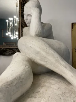 Best Pamono Reclining Nude Woman, 1950, Plaster