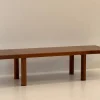 Pamono Rectangular and Extendable Wooden Dining Table, 1980s