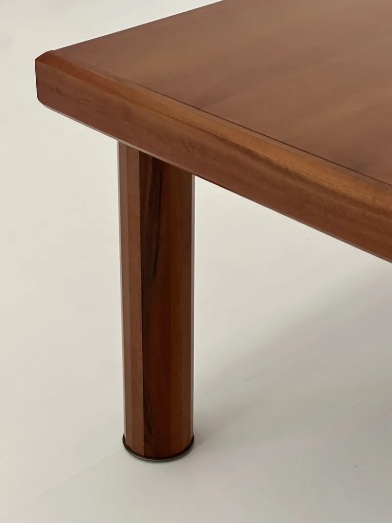 Pamono Rectangular and Extendable Wooden Dining Table, 1980s