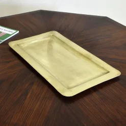 Best Pamono Rectangular Brass Tray, 1960s