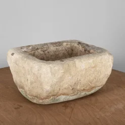 Pamono Rectangular Carved Stone Garden Planter><noscript><img width=