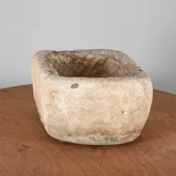 Pamono Rectangular Carved Stone Garden Planter><noscript><img width=