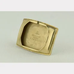 Pamono Rectangular Gold Case Watch from Omega, 1940s><noscript><img width=
