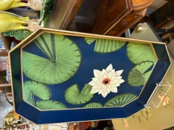 Pamono Rectangular Tray in Lacquered Metal by Les Ottomans
