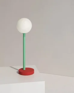 Best Pamono Red and Green Off Center Desk Light by Atelier Areti