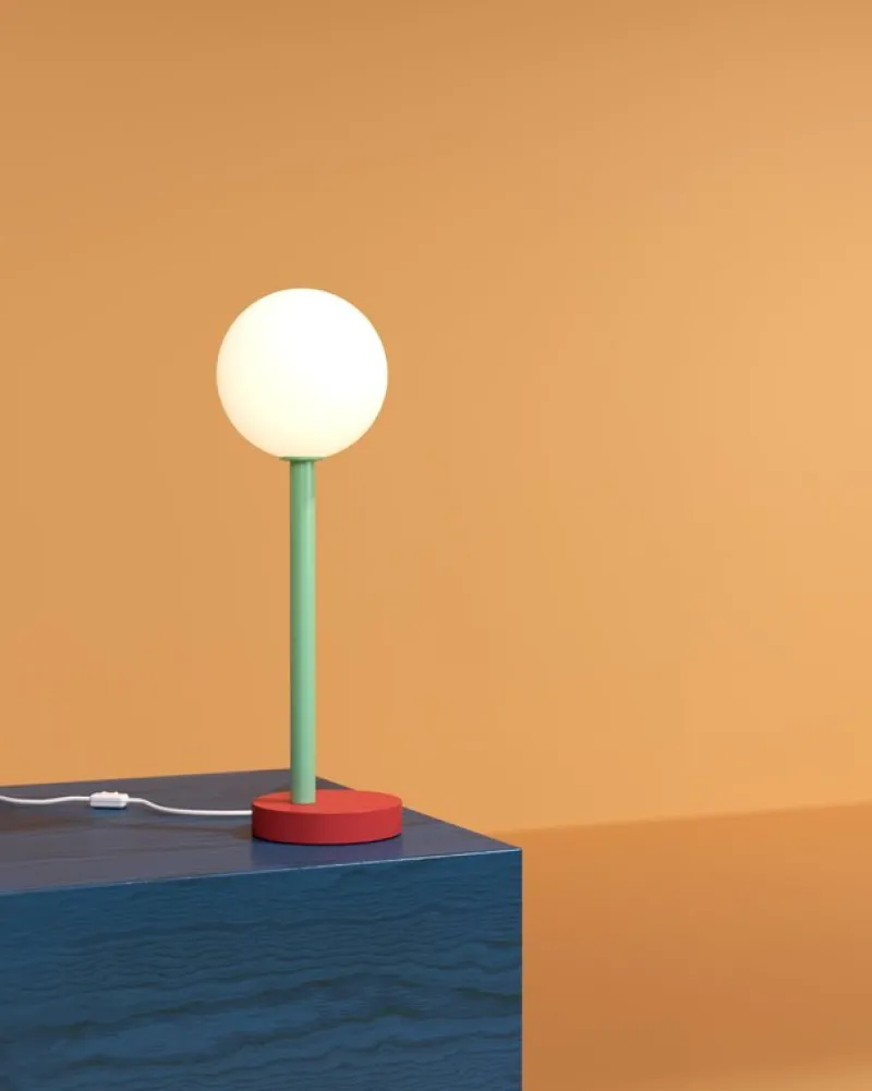 Best Pamono Red and Green Off Center Desk Light by Atelier Areti