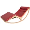 Hot Pamono Red Canapo Rocking Chair attributed to Franco Albini for Cassina, Italy, 2010