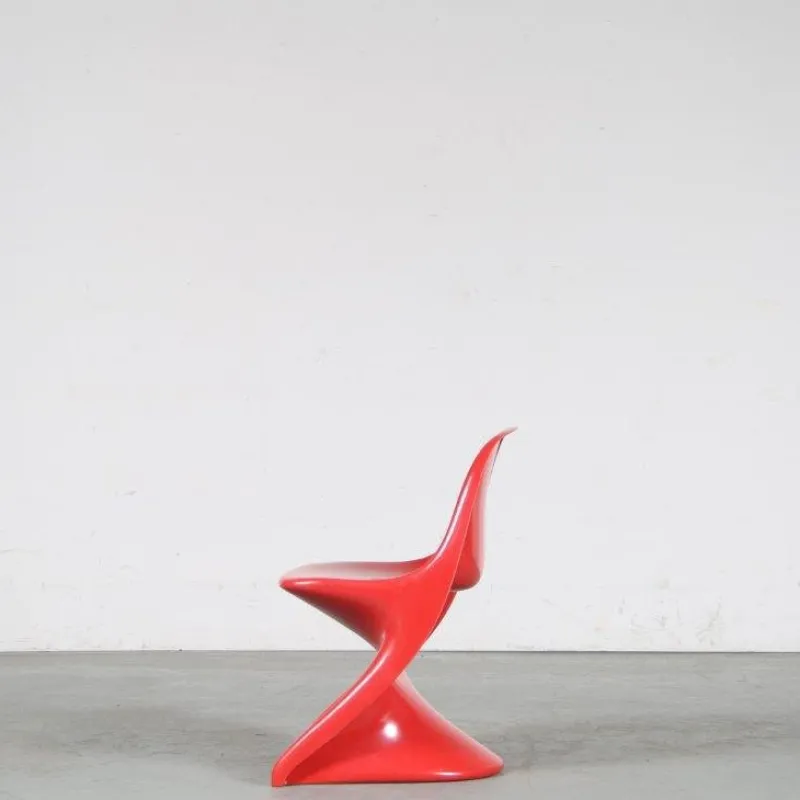 Pamono Red Casalino Children's Chair by Alexander Begge for Casala, Germany, 2000s> Children's Chairs