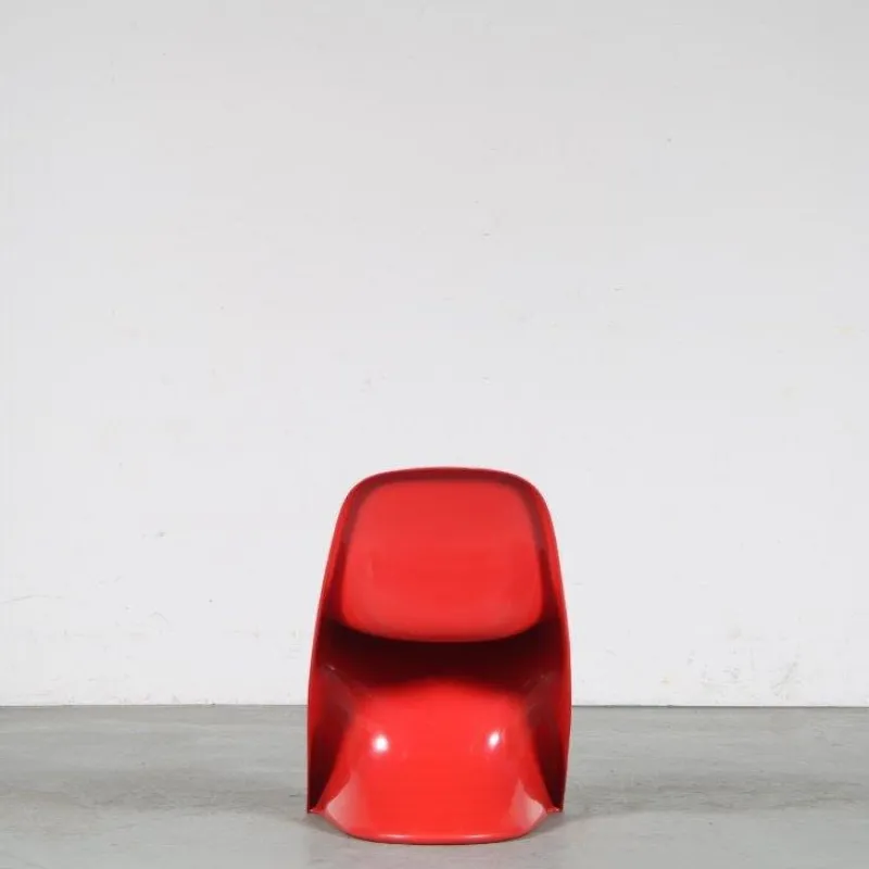 Pamono Red Casalino Children's Chair by Alexander Begge for Casala, Germany, 2000s> Children's Chairs
