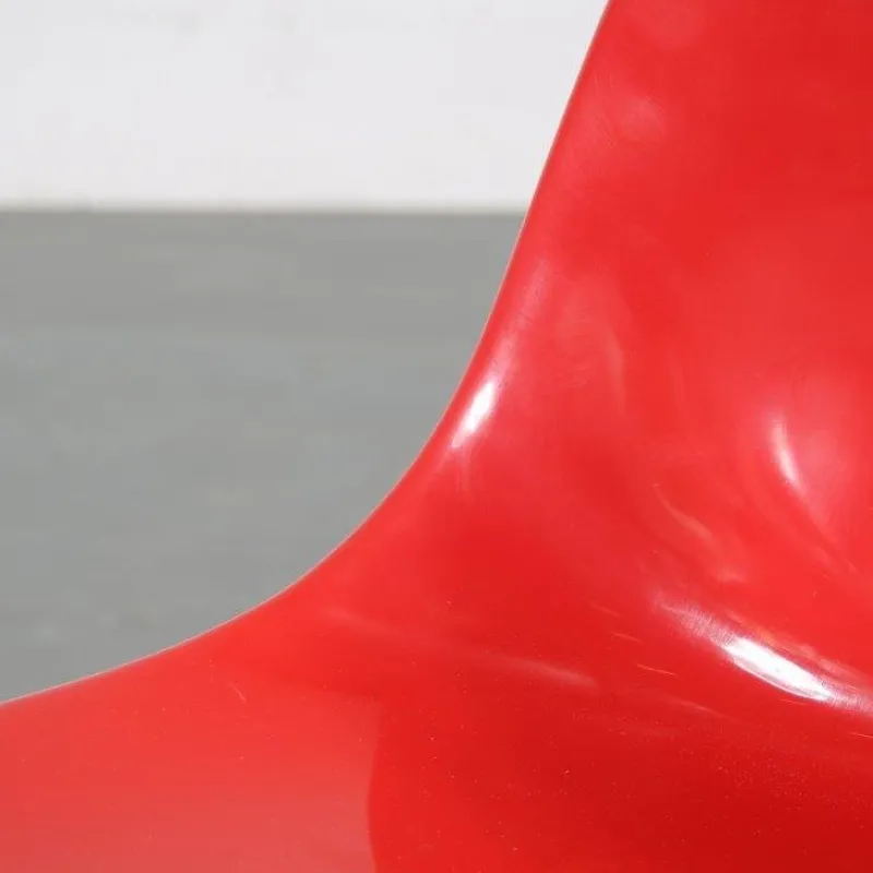 Pamono Red Casalino Children's Chair by Alexander Begge for Casala, Germany, 2000s> Children's Chairs