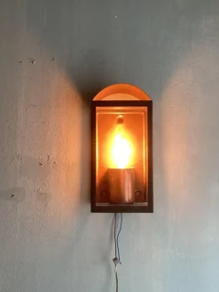 Online Pamono Red Copper Garden Lamps, 1990s, Set of 2