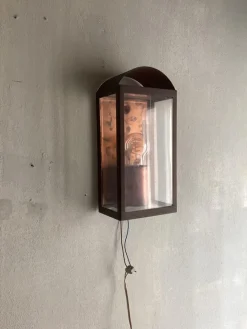 Online Pamono Red Copper Garden Lamps, 1990s, Set of 2
