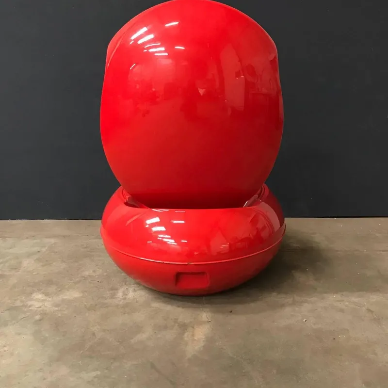 Pamono Red Garden Egg Chair by Peter Ghyczy for Ghyczy Design, 1960s> Garden Seating