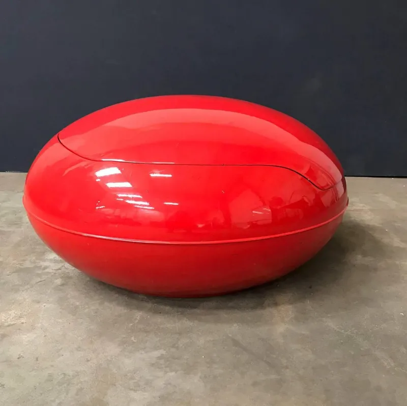 Pamono Red Garden Egg Chair by Peter Ghyczy for Ghyczy Design, 1960s> Garden Seating