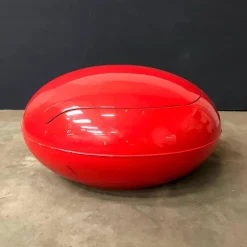 Pamono Red Garden Egg Chair by Peter Ghyczy for Ghyczy Design, 1960s><noscript><img width=