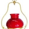 Pamono Red Hanging Lamp, 1940s> Ceiling Lights