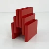 Pamono Red Magazine Rack by Giotto Stoppino for Kartell, 1970s> Magazine Racks