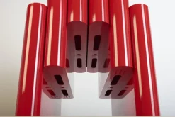 Pamono Red Magazine Rack by Giotto Stoppino for Kartell, 1970s><noscript><img width=