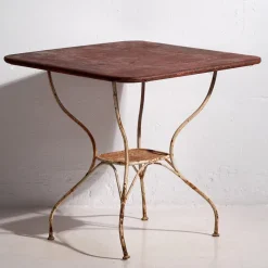 Discount Pamono Red Outdoor Table, 1920s