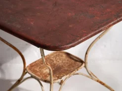 Discount Pamono Red Outdoor Table, 1920s