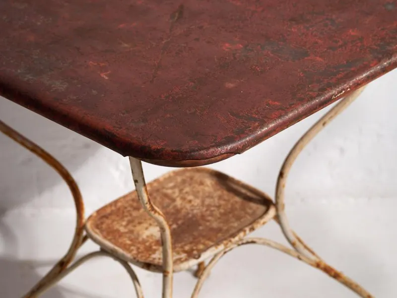 Discount Pamono Red Outdoor Table, 1920s