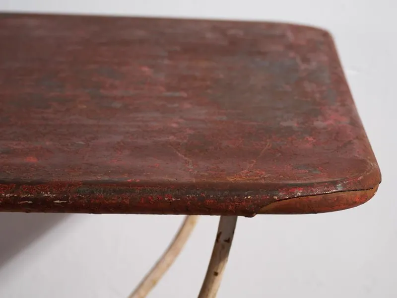 Discount Pamono Red Outdoor Table, 1920s
