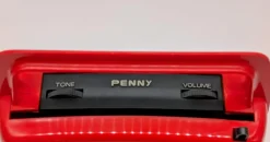 Pamono Red Penny Record Player by Mario Bellini for MusicalNastro. Italy, 1980s><noscript><img width=