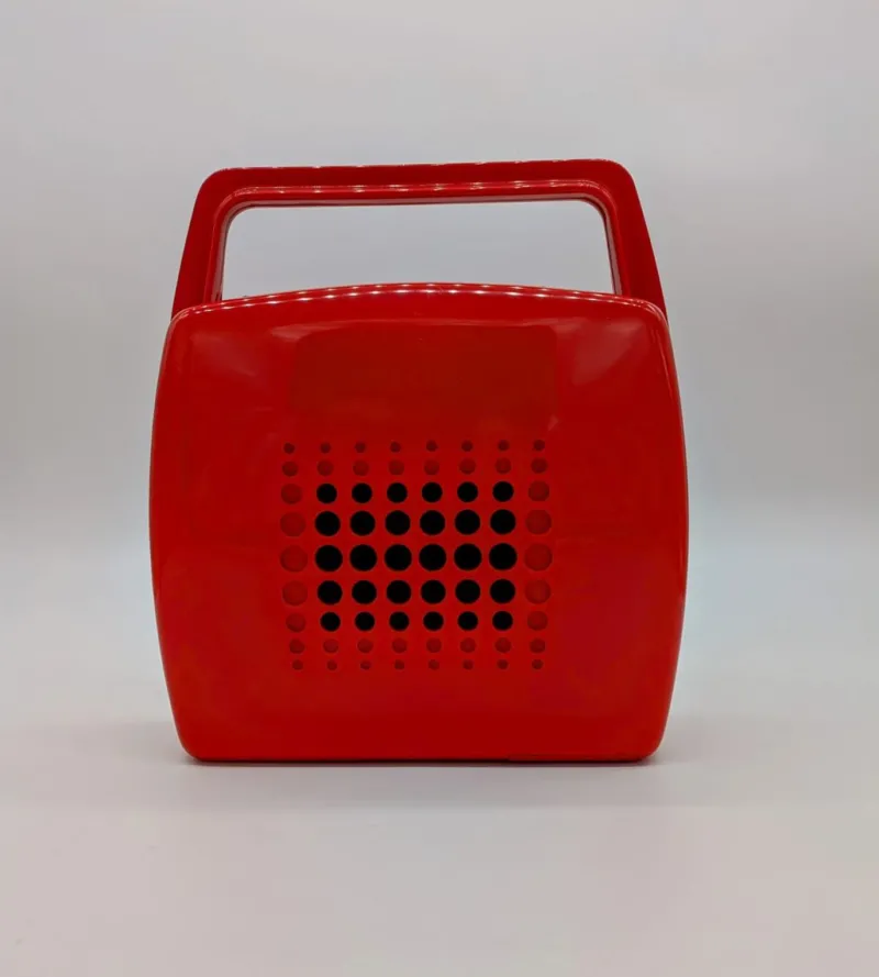 Pamono Red Penny Record Player by Mario Bellini for MusicalNastro. Italy, 1980s> Electronics