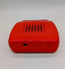 Pamono Red Penny Record Player by Mario Bellini for MusicalNastro. Italy, 1980s><noscript><img width=