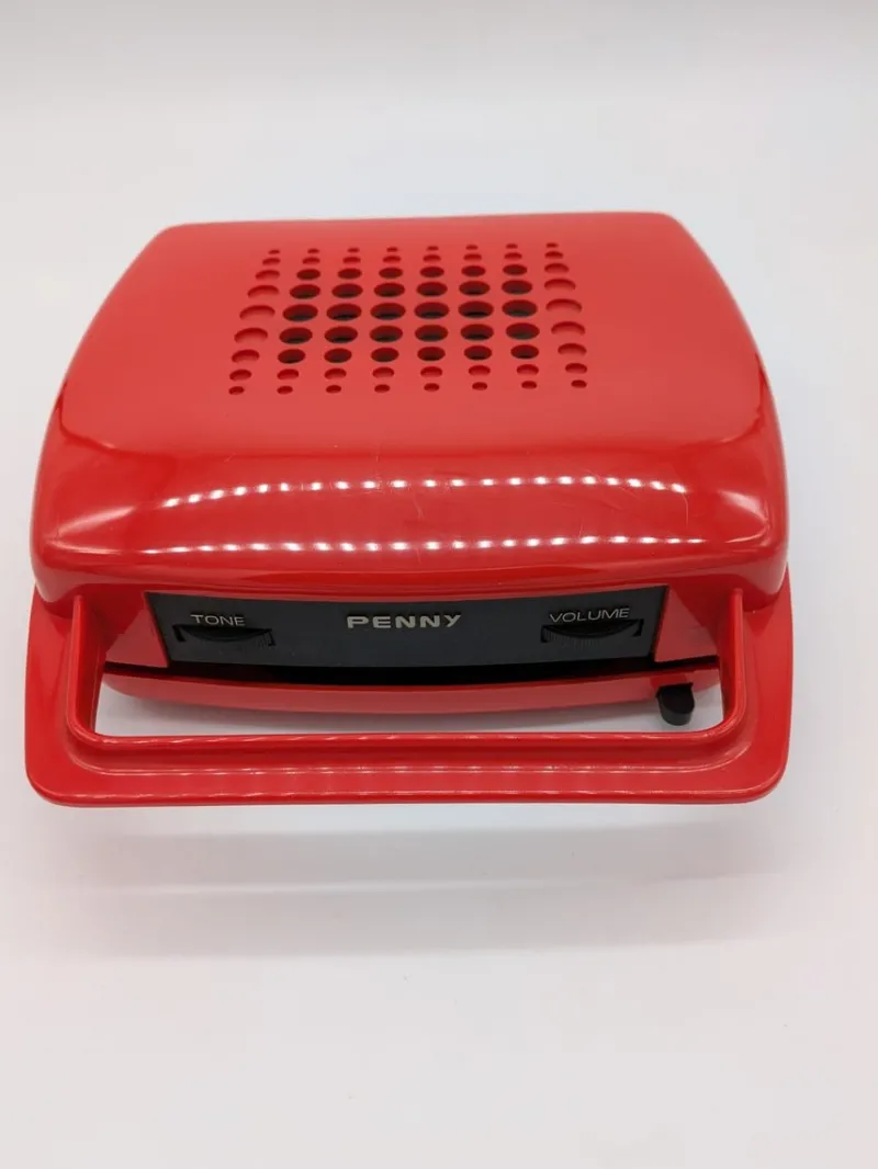 Pamono Red Penny Record Player by Mario Bellini for MusicalNastro. Italy, 1980s> Electronics