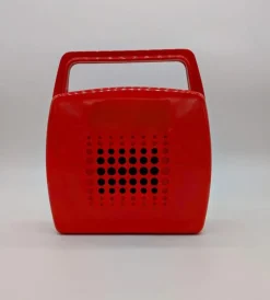 Pamono Red Penny Record Player by Mario Bellini for MusicalNastro. Italy, 1980s><noscript><img width=