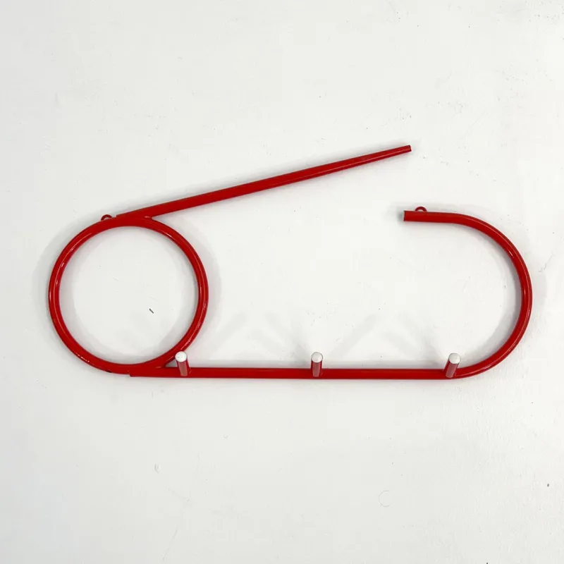 Pamono Red Pin Coat Rack from Neverland, 1980s> Racks, Hooks & Valets