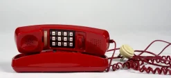 Hot Pamono Red Plastic Telephone from CAT, Italy, 1980s
