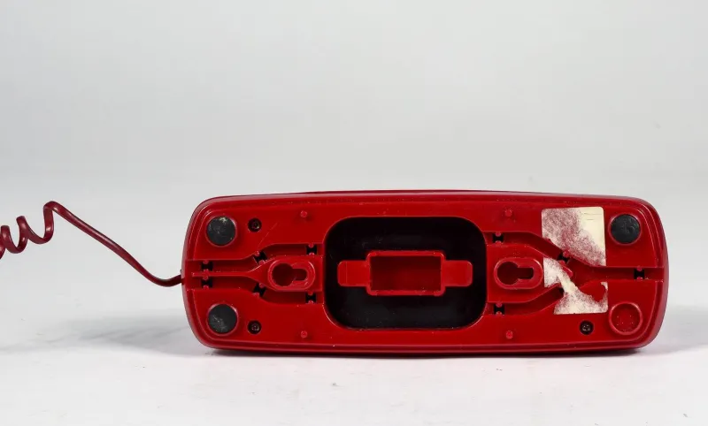 Hot Pamono Red Plastic Telephone from CAT, Italy, 1980s