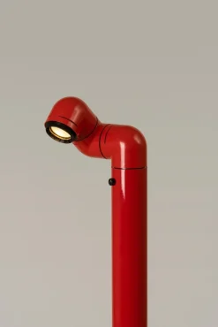 Pamono Red Tatu Floor Lamp by André Ricard><noscript><img width=