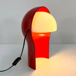 Online Pamono Red Telegono Table Lamp by Vico Magistretti for Artemide, 1960s